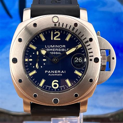 panerai 87 la bomba case thicker than 24|FS: Panerai “La Bomba” PAM00087 Luminor Submersible Blue .